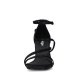 Sacha - Zwarte Sandalen - Hak - Leer