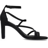 Sacha - Zwarte Sandalen - Hak - Leer