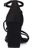Sacha - Zwarte Sandalen - Hak - Leer