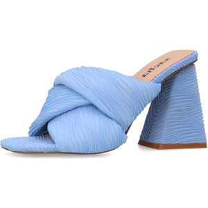 Sacha - Dames - Blauwe muiltjes met hak - Maat 36
