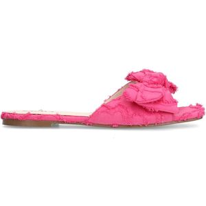 Sacha - Roze Sandalen - Leer - Strikdetail