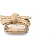 Sacha - Bast Sandalen - Beige - Dames - Met Strik