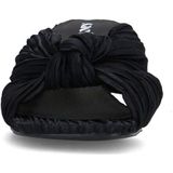 Sacha - Zwarte Mules - Synthetisch - Knoopdetail - Vierkante Neus