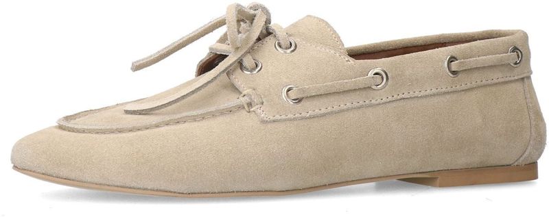 Sacha - Dames - Bootschoenen - Taupe - Suède - Vetersluiting