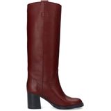 Sacha - Hoge Laarzen - Bordeaux - Leren - Met Hak