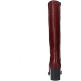 Sacha - Hoge Laarzen - Bordeaux - Leren - Met Hak