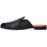 Sacha - Instaploafers - Zwart - Leer - Gouden Ketting