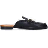 Sacha - Instaploafers - Zwart - Leer - Gouden Ketting