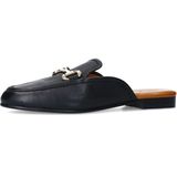 Sacha - Instaploafers - Zwart - Leer - Gouden Ketting