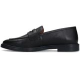 Sacha - Zwarte Leren Penny Loafers - Loafers