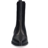 Sacha - Cowboy Enkellaarsjes - Zwart - Leer