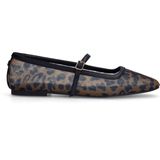 Sacha - Ballerina's - Zwart - Textiel - Gespsluiting