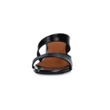 Sacha - Muiltjes - Zwart - Lak - Blokhak