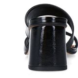 Sacha - Muiltjes - Zwart - Lak - Blokhak