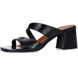 Sacha - Muiltjes - Zwart - Lak - Blokhak