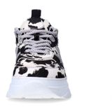Sacha - Luipaardprint Sneakers - Veelkleurig - Leer - Platformzool