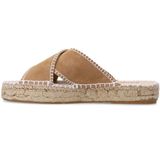 Sacha - Sandalen - Beige - Suède - Gekruiste Bandjes