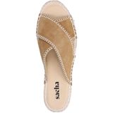 Sacha - Sandalen - Beige - Suède - Gekruiste Bandjes