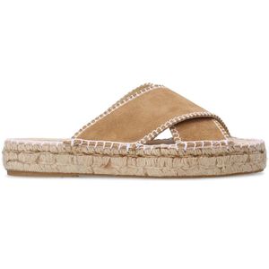 Sacha - Sandalen - Beige - Suède - Gekruiste Bandjes