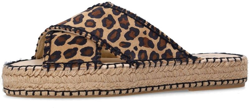 Sacha - Sandalen - Bruin - Suède - Kruisbandjes