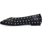 Sacha - Ballerina's - Zwart - Synthetisch - Zilveren Studs