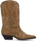 Sacha - Cowboylaarzen - Taupe - Suède - Blokhak 5 cm