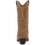 Sacha - Cowboylaarzen - Taupe - Suède - Blokhak 5 cm