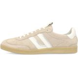 SACHA - Sneakers Laag - Beige/Wit - Glad Leer - Profielzolen
