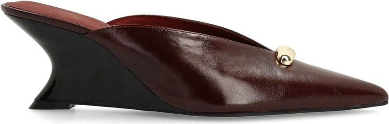 Sacha - Muiltjes - Bordeaux - Imitatieleer - Sleehak