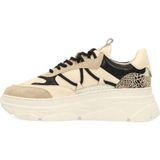 Sacha - Sneakers - Beige - Met Animal Print Details - Plateau Zool 5 cm