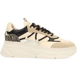 Sacha - Sneakers - Beige - Met Animal Print Details - Plateau Zool 5 cm