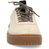 Sacha - Sneakers - Ecru/Zwart - Suède - Plateauzool