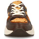 SACHA - Sneakers Laag - Zwart - Leer - Flexibele Zool