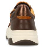 SACHA - Sneakers Laag - Zwart - Leer - Flexibele Zool