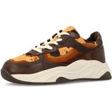 SACHA - Sneakers Laag - Zwart - Leer - Flexibele Zool