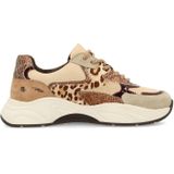 Sacha - Sneakers - Beige - Cow Print - Casual schoenen