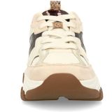 SACHA - Sneakers Laag - Beige/Bruin - Color-Blocking