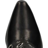 Sacha - Enkellaarsjes - Zwart - Leren - Met Flap