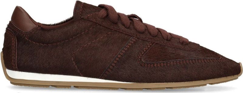 Sacha - Sneakers - Bordeaux - Leren met Ponyhair