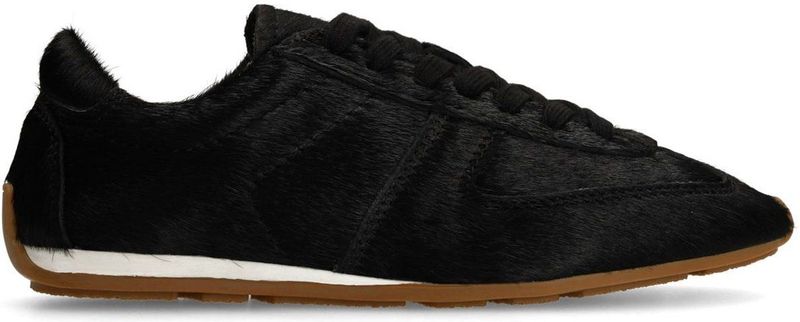 Sacha - Sneakers - Zwart - Leren - Ponyhair