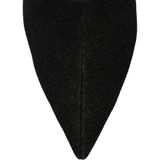 Sacha - Enkellaarsjes - Zwart - Denim - Hakhoogte 7 cm