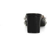 Sacha - Muiltjes - Zwart - Met Studs