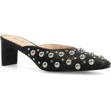 Sacha - Muiltjes - Zwart - Met Studs