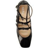 Sacha - Mary Jane's - Zwart - Dames - Lage Blokhak 4 cm