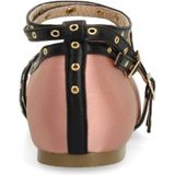 Sacha - Ballerina's - Roze - Satin Look - Met Gespen en Bandjes