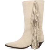 Sacha - Cowboylaars - Suède - Zwart - Franjes - Synthetische Voering