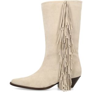 Sacha - Cowboylaars - Suède - Zwart - Franjes - Synthetische Voering