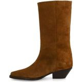 Sacha - Cowboylaarzen - Cognac - Suède - Franjes