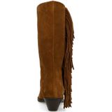 Sacha - Cowboylaarzen - Cognac - Suède - Franjes