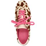 Sacha - Cow Sneakers - Bruin - Leer - Inclusief Roze en Bruine Veters